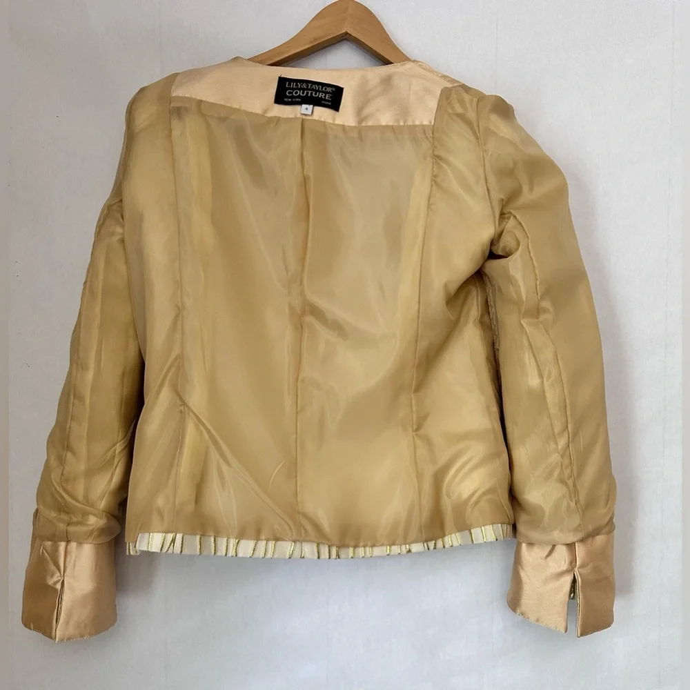 Lily & Taylor New York GORGEOUS LUXURY Suit 3 pcs Size 4 Couture - Picture 8 of 17